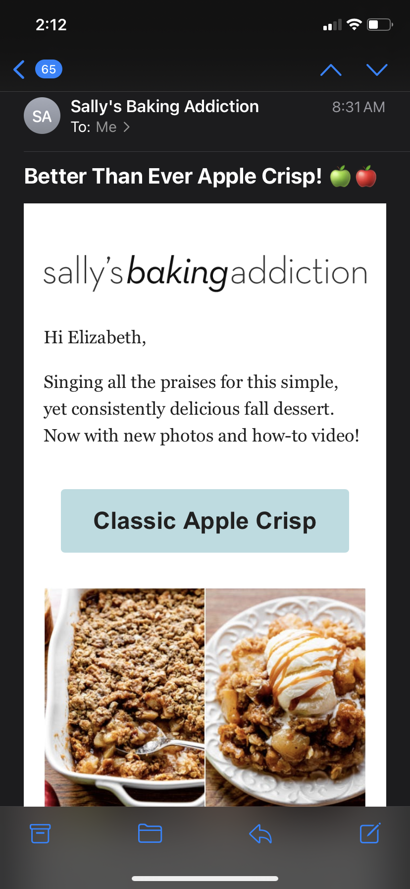 Classic Apple Crisp Recipe (Video) - Sally's Baking Addiction
